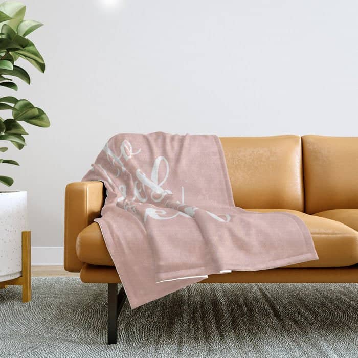 So Fresh So Clean Clean (Pink) Throw Blanket