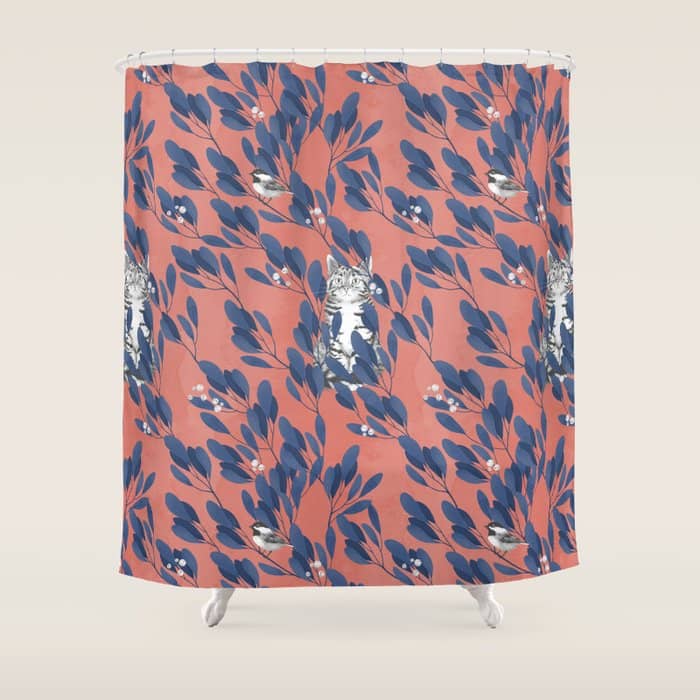 In The Wild // Repeat Pattern Shower Curtain