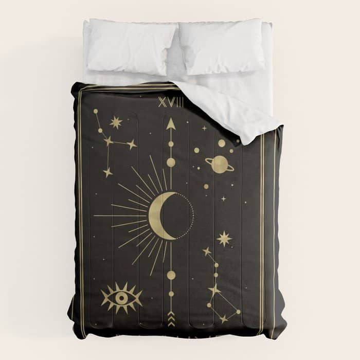 The Moon Or La Lune Gold Edition Comforter