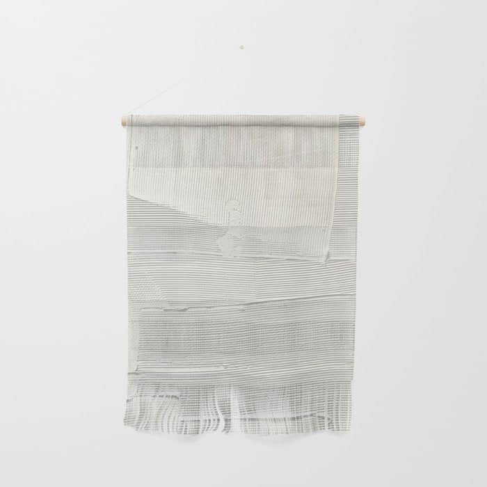 Relief [1]: An Abstract, Textured Piece In White By Alyssa Hamilton Art Wall Hanging