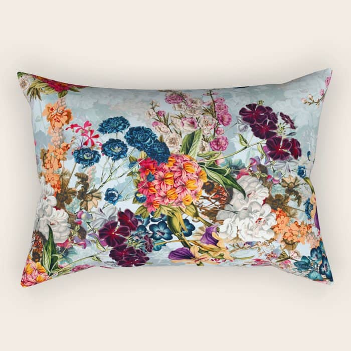 Summer Botanical Garden Viii Rectangular Pillow