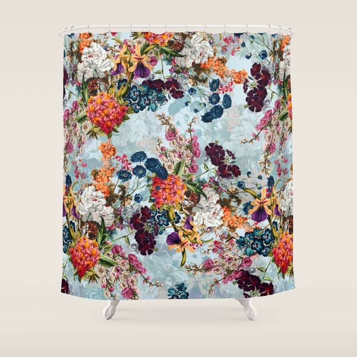Summer Botanical Garden Viii Shower Curtain
