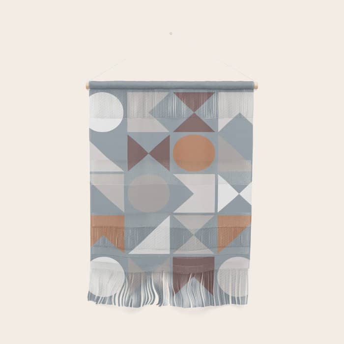 Mid Century Modern Geometric 17 Wall Hanging