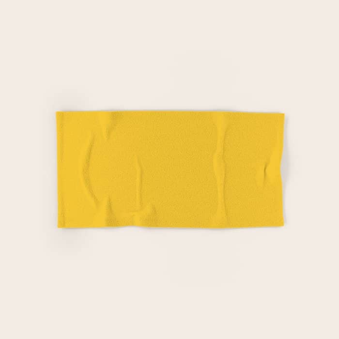 Canary Yellow - Solid Color Collection Bath Towel