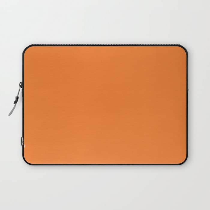 Tangerine - Solid Color Collection Laptop Sleeve