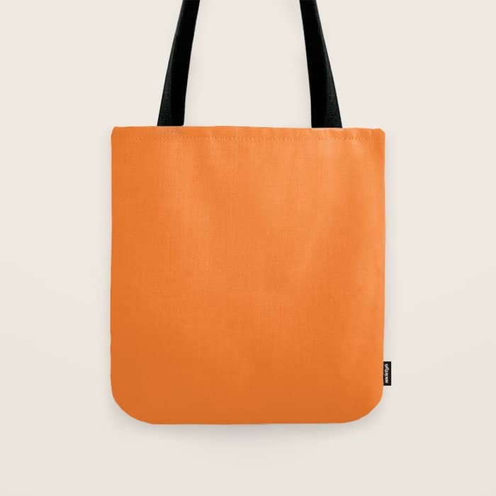 Tangerine - Solid Color Collection Tote Bag