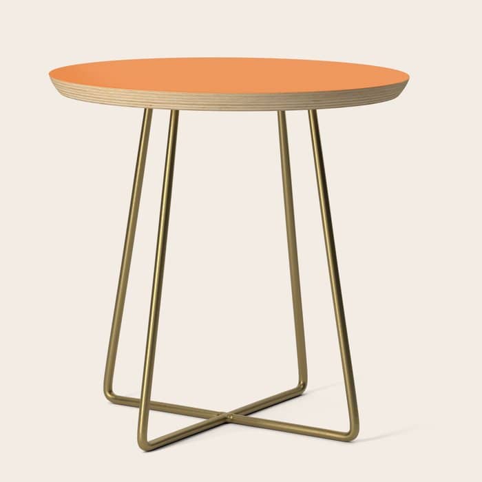 Tangerine - Solid Color Collection Side Table