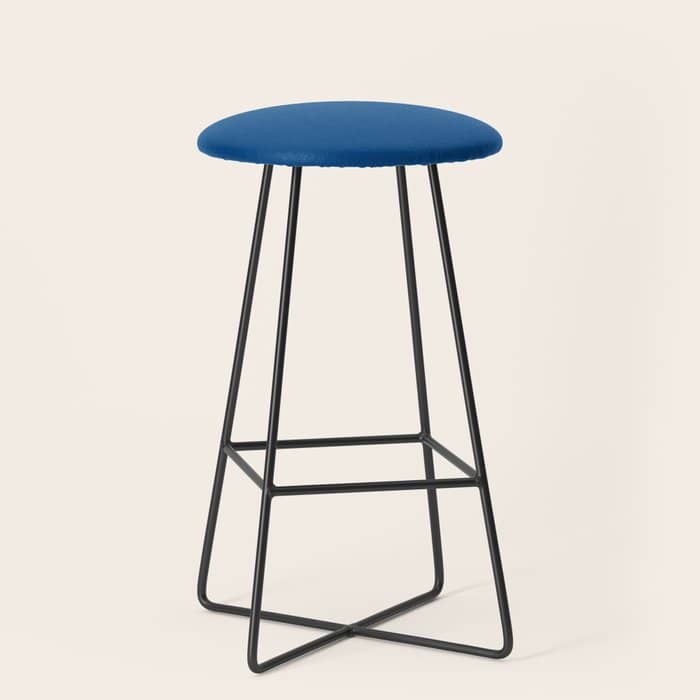 Lapis Lazuli Blue - Solid Color Collection Stool