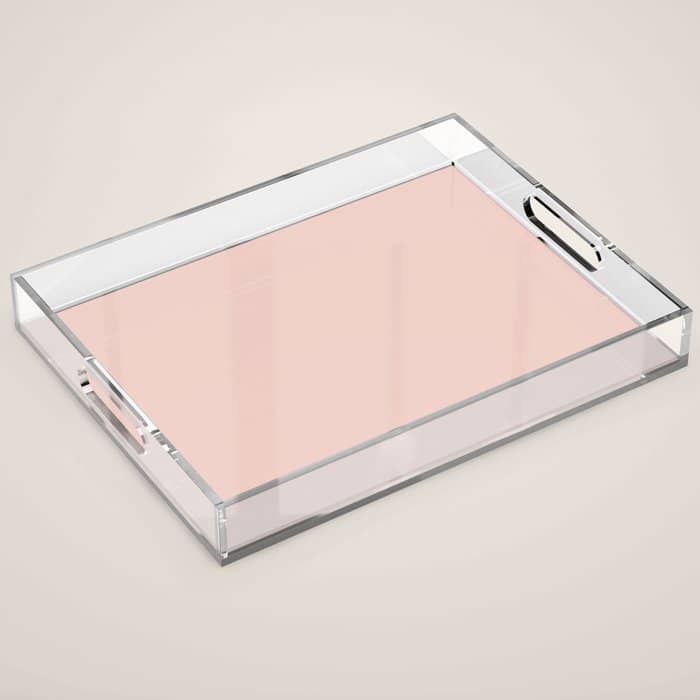 Blush - Solid Color Collection Acrylic Tray