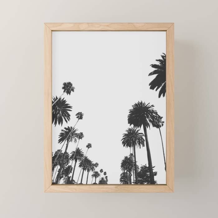 Palm Spring California, Palms Mini Art Print