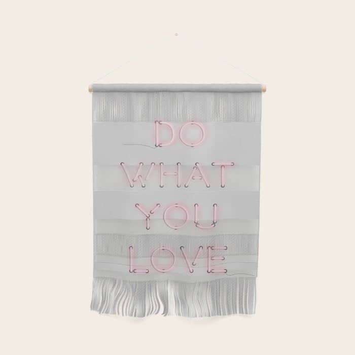 Do What You Love, Neon Sign Wall Hanging