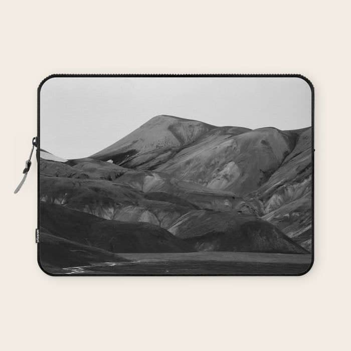 Mountain Range, Minimalist Art, Mountain Laptop Sleeve