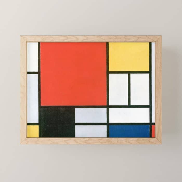 Piet Mondrian, Composition In Red, Yellow, Blue And Black Mini Art Print