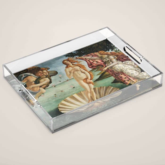 The Birth Of Venus By Sandro Botticelli, 1445 Acrylic Tray