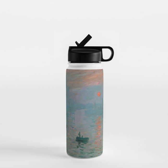 Monet - Impression, Sunrise, 1872 Water Bottle