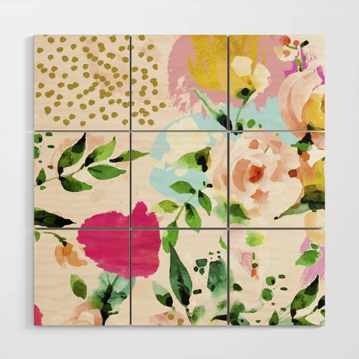 Floral Blush #Homestorie #Decor #Buyart Wood Wall Art