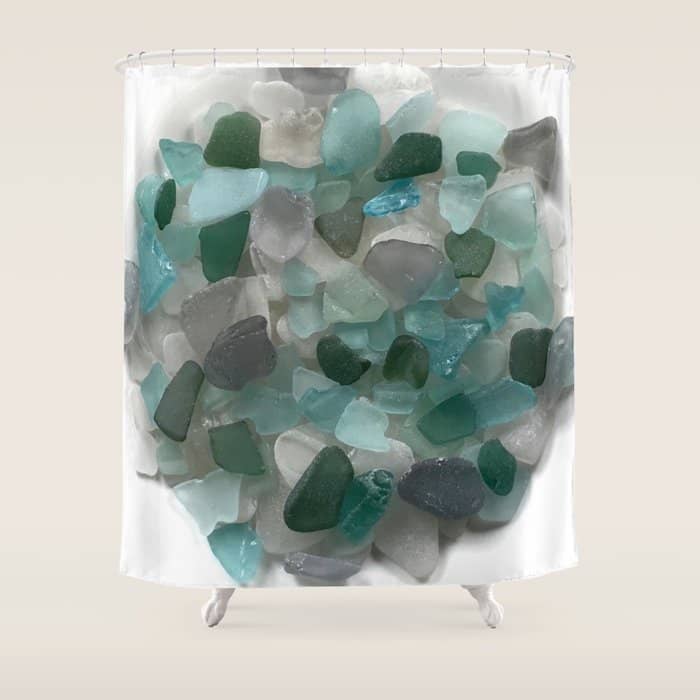 An Ocean Of Mermaid Tears Shower Curtain
