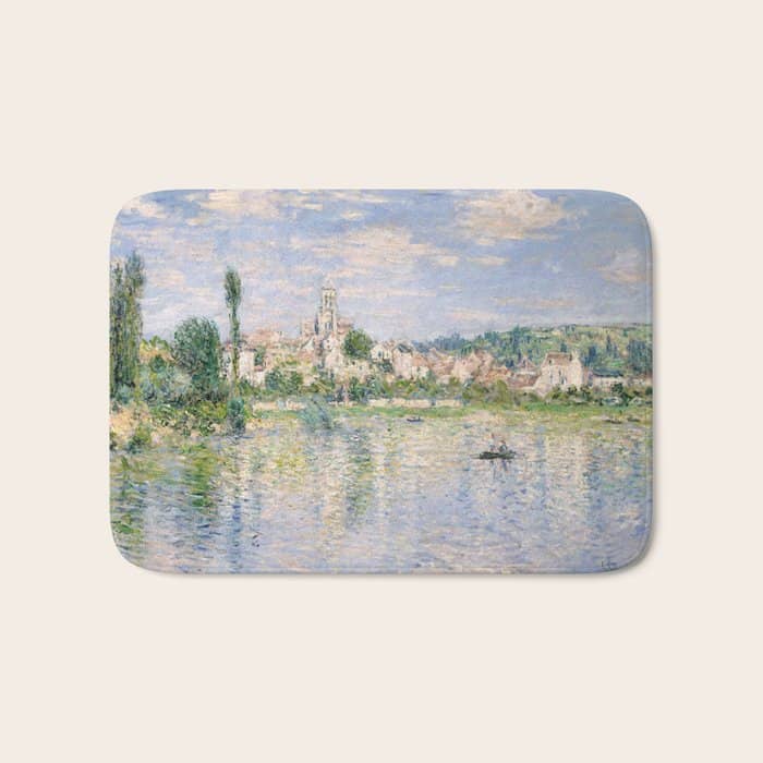 Vetheuil In Summer 1880 By Claude Monet Bath Mat