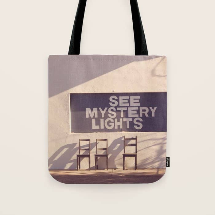 See Mystery Lights - Marfa, Texas Tote Bag