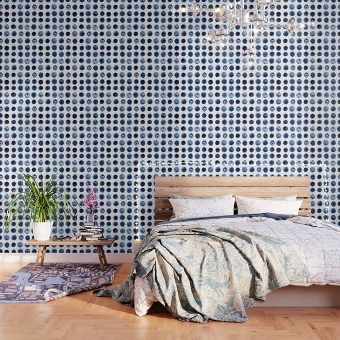 Blueberries | Watercolour Pattern Wallpaper