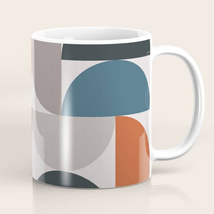 Mid Century Modern Geometric 25 Coffee Mug