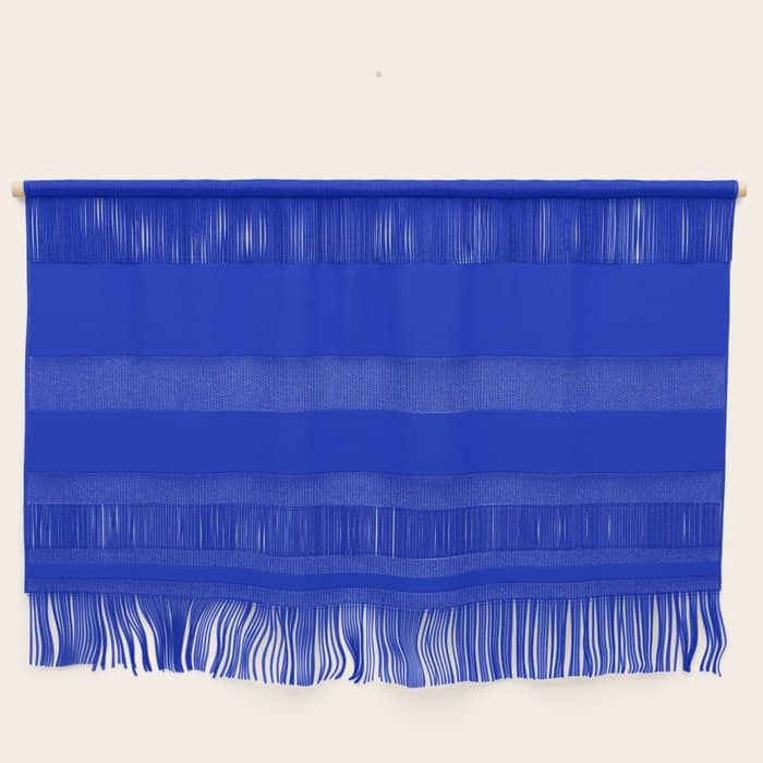 Solid Deep Cobalt Blue Color Wall Hanging