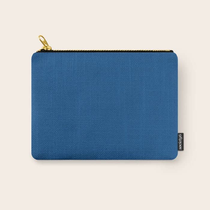 Lapis Lazuli Blue - Solid Color Collection Carry All Pouch