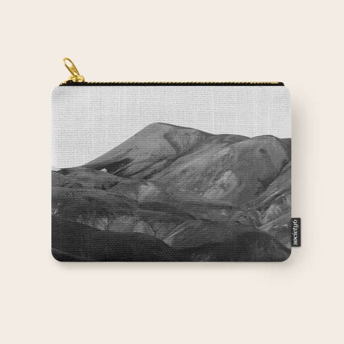 Mountain Range, Minimalist Art, Mountain Carry All Pouch