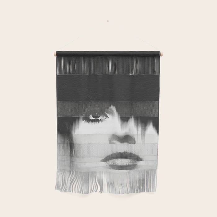 Women (Portrait) Black And White Wall Hanging