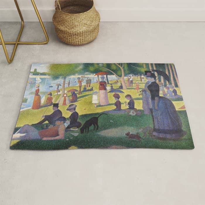A Sunday On La Grande Jatte By Georges Seurat, 1884 Rug