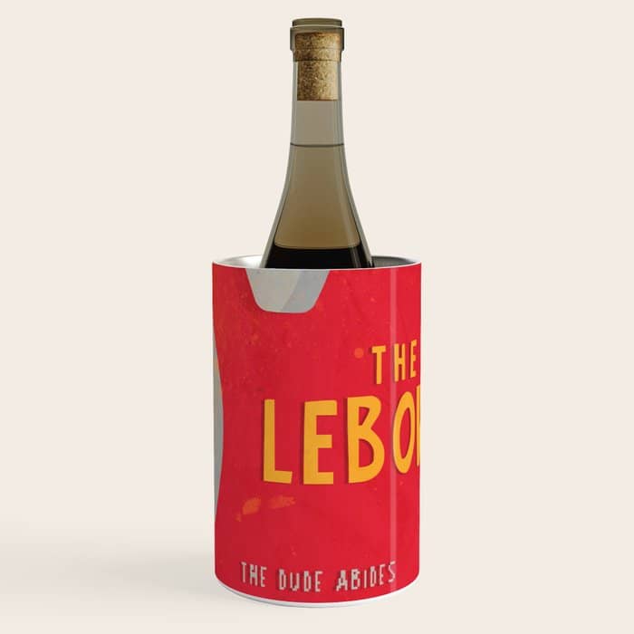The Big Lebowski - Movie Poster, Coen Brothers Film, Jeff Bridges, John Turturro, Bowling Wine Chiller
