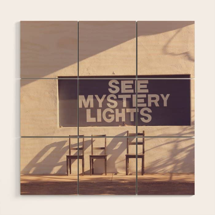 See Mystery Lights - Marfa, Texas Wood Wall Art