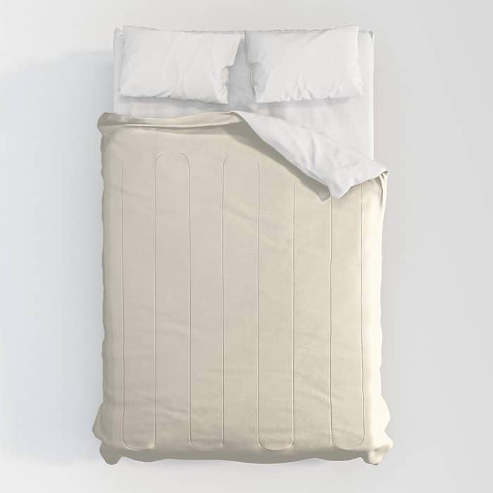Cream - Solid Color Collection Comforter