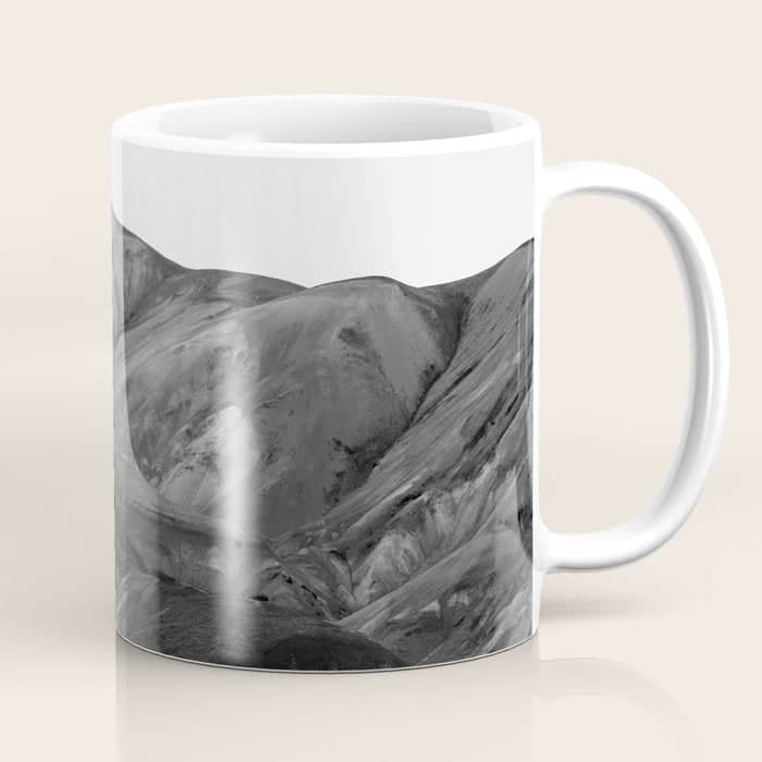 Mountain Range, Minimalist Art, Mountain Coffee Mug