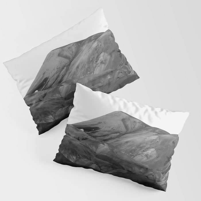 Mountain Range, Minimalist Art, Mountain Pillow Sham