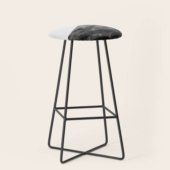 Mountain Range, Minimalist Art, Mountain Stool
