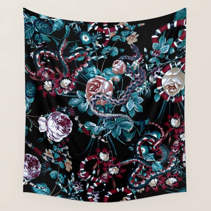 Dangers In The Forest Iii-Ii Wall Tapestry