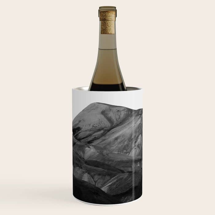 Mountain Range, Minimalist Art, Mountain Wine Chiller