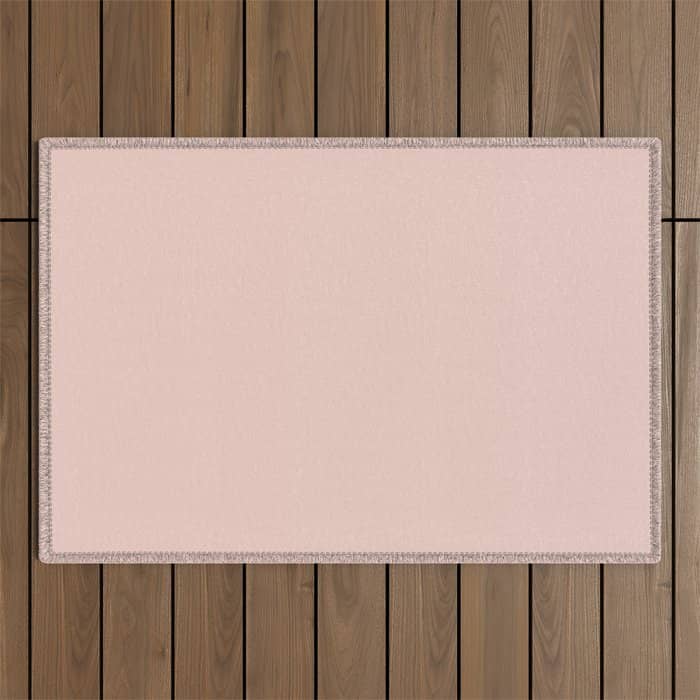 Blush - Solid Color Collection Outdoor Rug