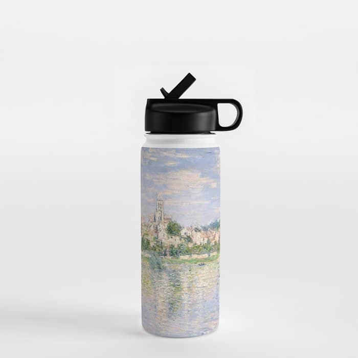 Vetheuil In Summer 1880 By Claude Monet Water Bottle
