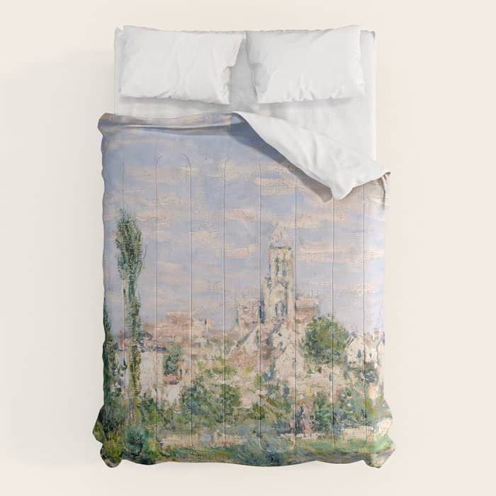 Vetheuil In Summer 1880 By Claude Monet Comforter