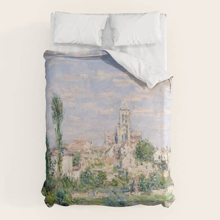 Vetheuil In Summer 1880 By Claude Monet Duvet Cover