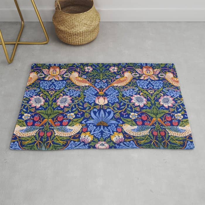 William Morris "Strawberry Thief" 1. Rug