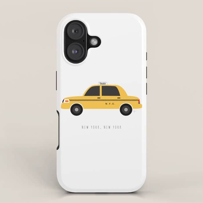 New York City, Nyc Yellow Taxi Cab Iphone Case