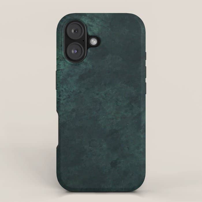 Emerald Green Stone,Marble Look Decor Iphone Case