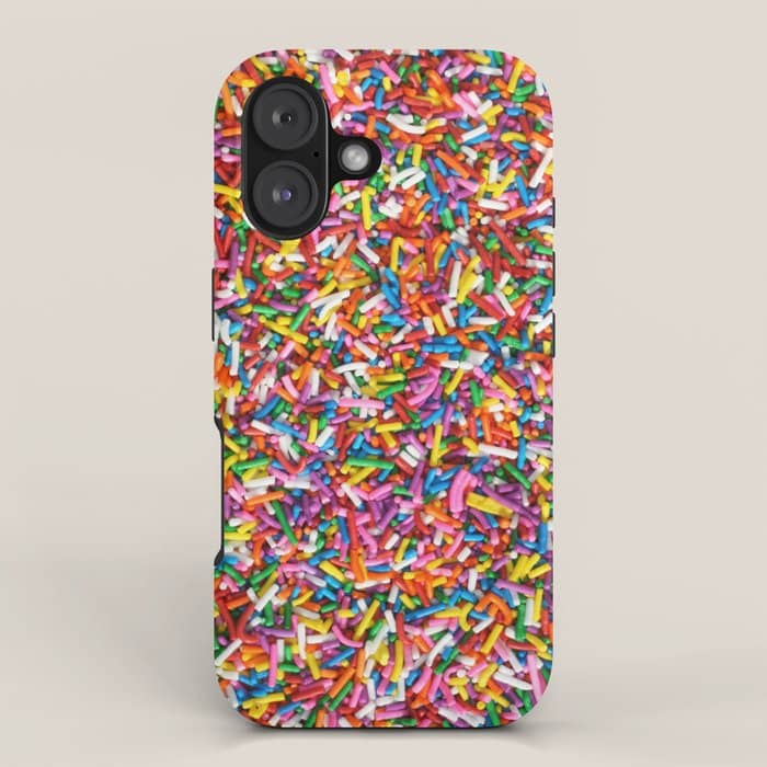 Rainbow Sprinkles Sweet Candy Colorful Iphone Case