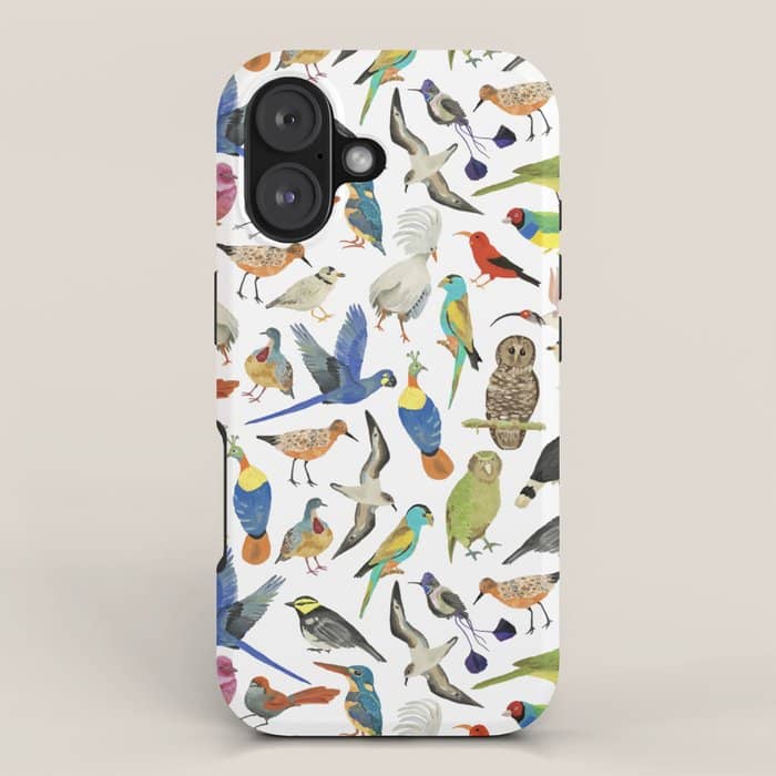 Endangered Birds Around The World Iphone Case