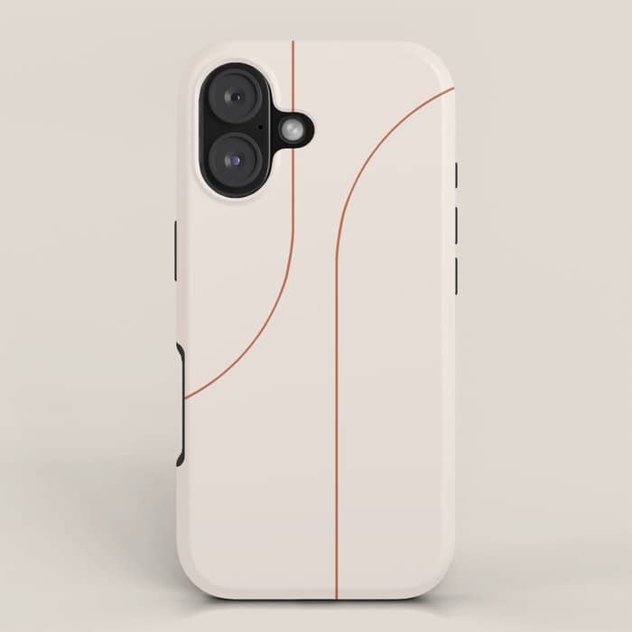 Modern Minimal Line Abstract Xxvi Iphone Case
