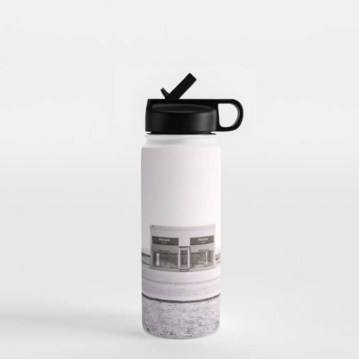 Marfa Icon - Black And White Version Water Bottle
