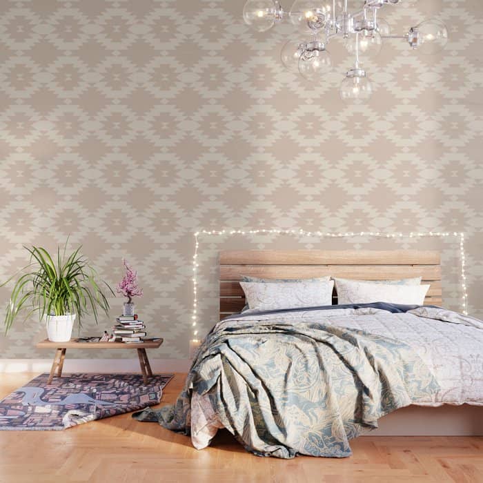 Southwestern Minimalism - Neutral Pink Wallpaper